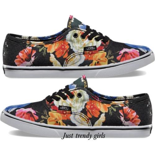 vans floral shoes, – Just Trendy Girls
