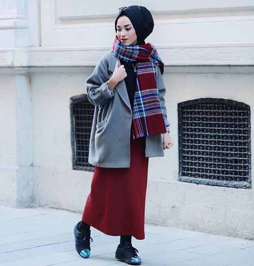 winter outfits for hijabis