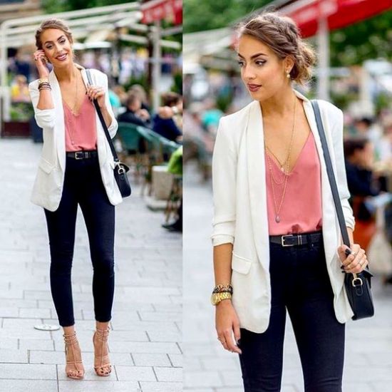 casual blazer outfits