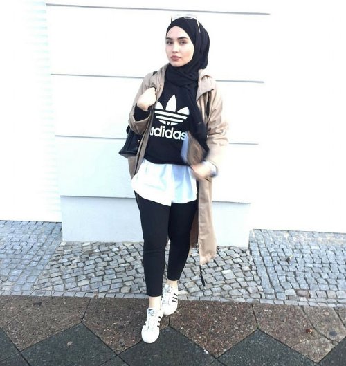 style hijab sporty 2018