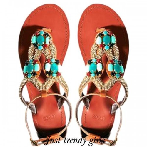 Colorful summer sandals | Just Trendy Girls
