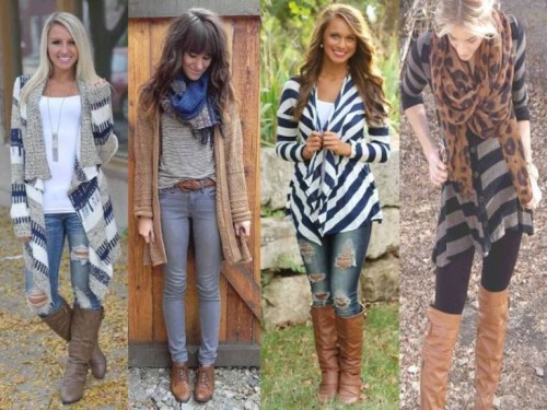 How to wear long cardigans | | Just Trendy Girls