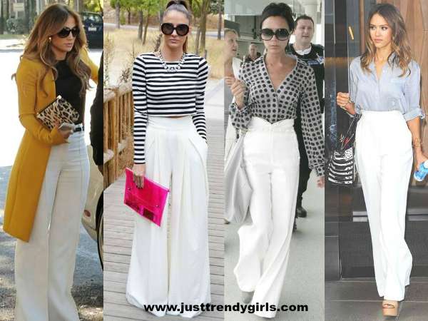 White pants styling ideas | | Just Trendy Girls