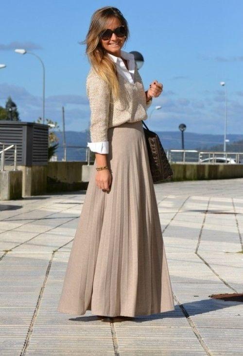 How to style your maxi skirt in winter – Just Trendy Girls