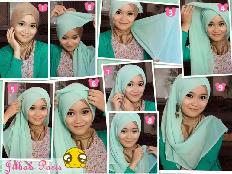 Tutorial Hijab Pesta Simple Just Trendy Girls