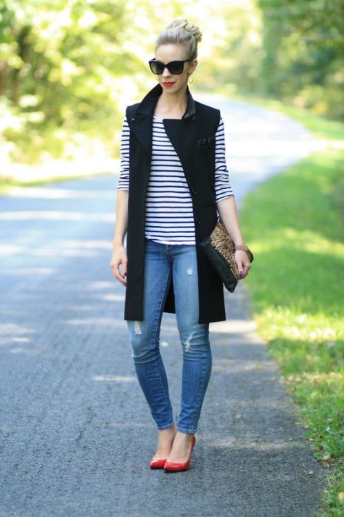 How to wear long vests | | Just Trendy Girls