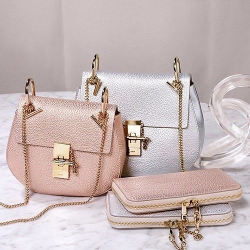 Chloe Drew Cement Pink Small Online Sale, UP TO 50% OFF