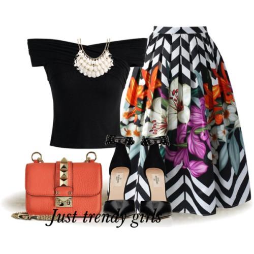 Volume puffy midi skirt outfits | | Just Trendy Girls