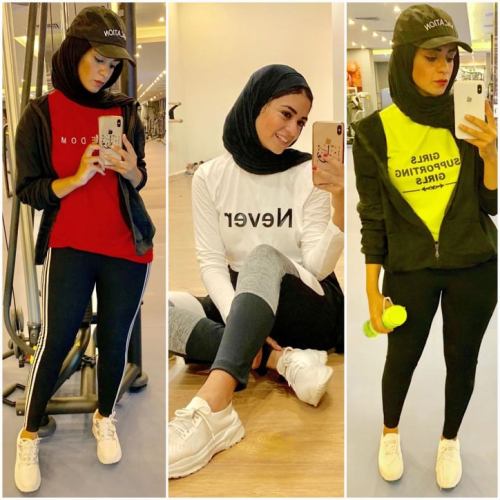 Sweatpants sporty hijab style | | Just Trendy Girls