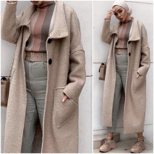 Coats trend with hijab styles | | Just Trendy Girls