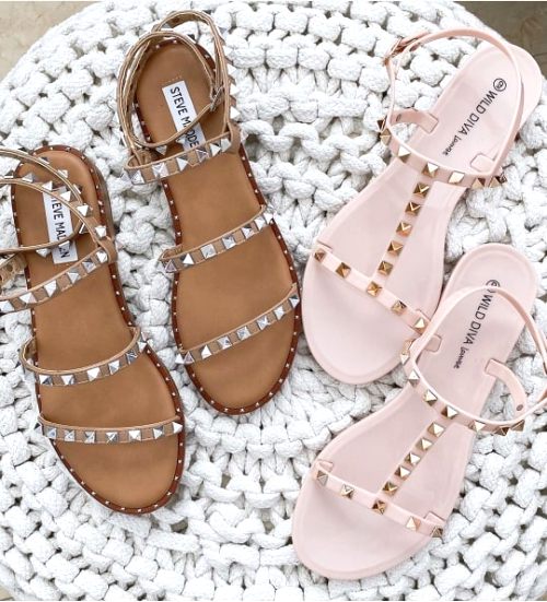 Flat and wedge neutral sliders | | Just Trendy Girls